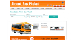 Desktop Screenshot of airportbusphuket.com